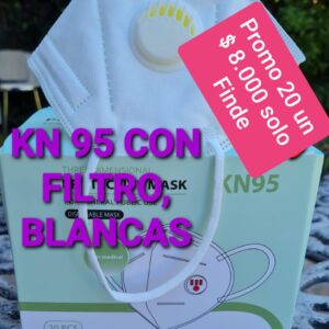 PROMOCION MASCARILLAS KN95 CON FILTRO